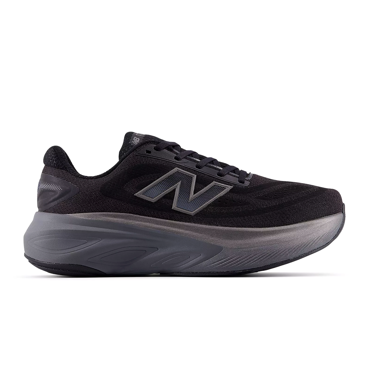 New Balance Fresh Foam X More v6 Running Shoe (Men) - Black/Castlerock/Black Metallic Athletic - Running - Cushion - The Heel Shoe Fitters