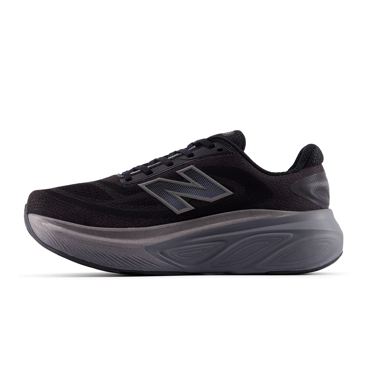 New Balance Fresh Foam X More v6 Running Shoe (Men) - Black/Castlerock/Black Metallic Athletic - Running - Cushion - The Heel Shoe Fitters