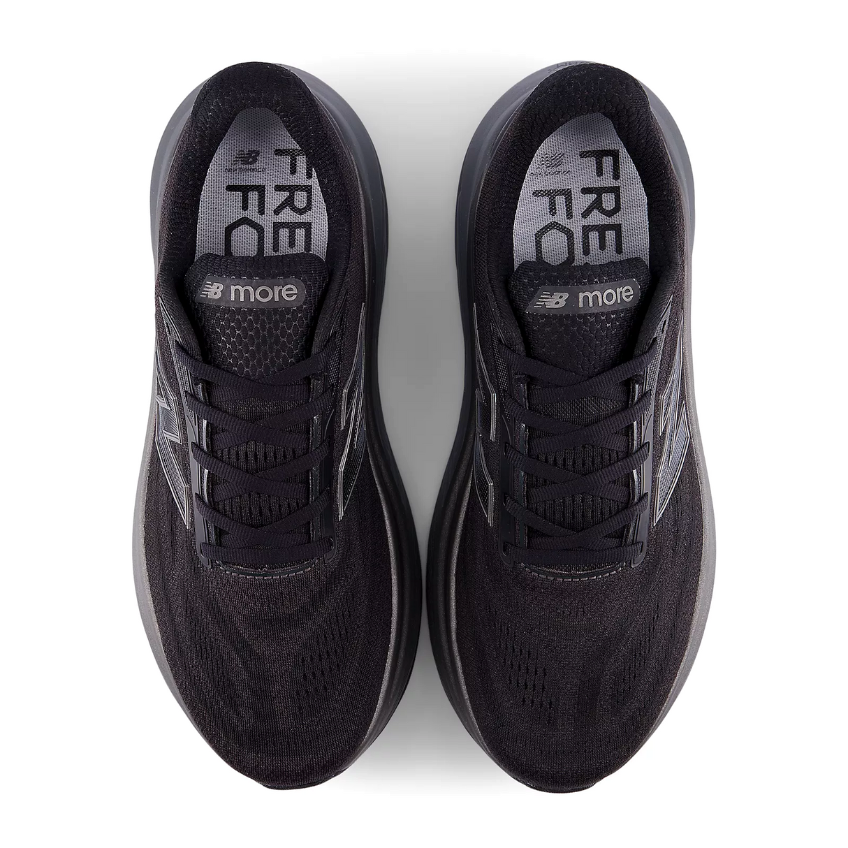 New Balance Fresh Foam X More v6 Running Shoe (Men) - Black/Castlerock/Black Metallic Athletic - Running - Cushion - The Heel Shoe Fitters