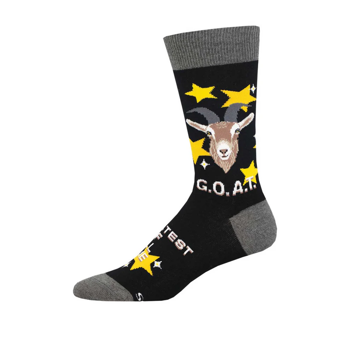 SockSmith Goat Crew Sock (Men) - Black Accessories - Socks - Lifestyle - The Heel Shoe Fitters