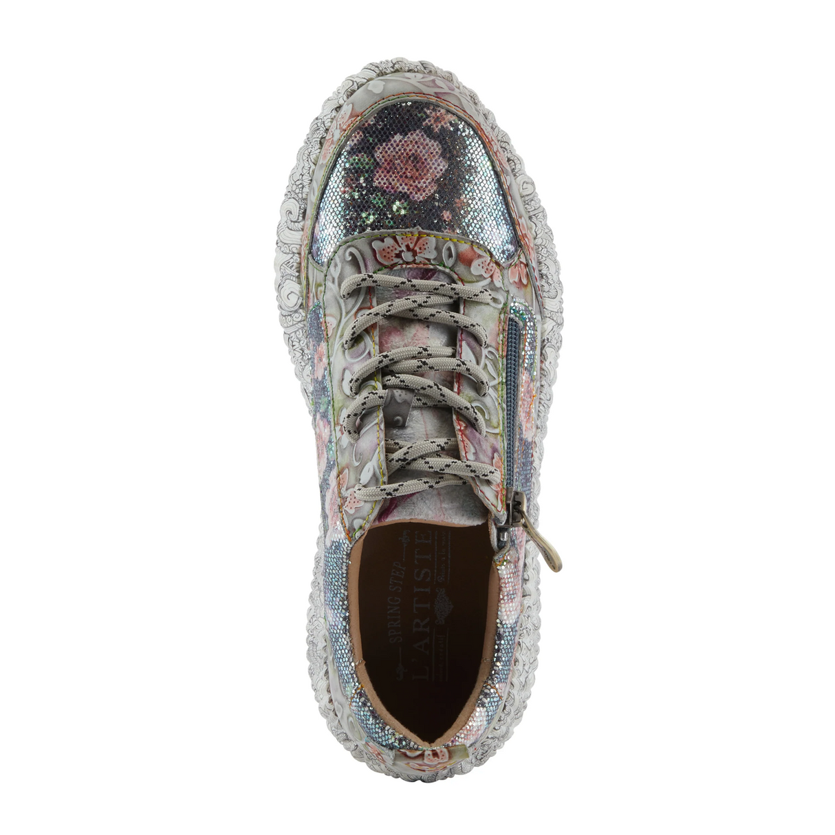 L'Artiste Motion Sneaker (Women) - Grey Multi Athletic - Casual - Lace Up - The Heel Shoe Fitters