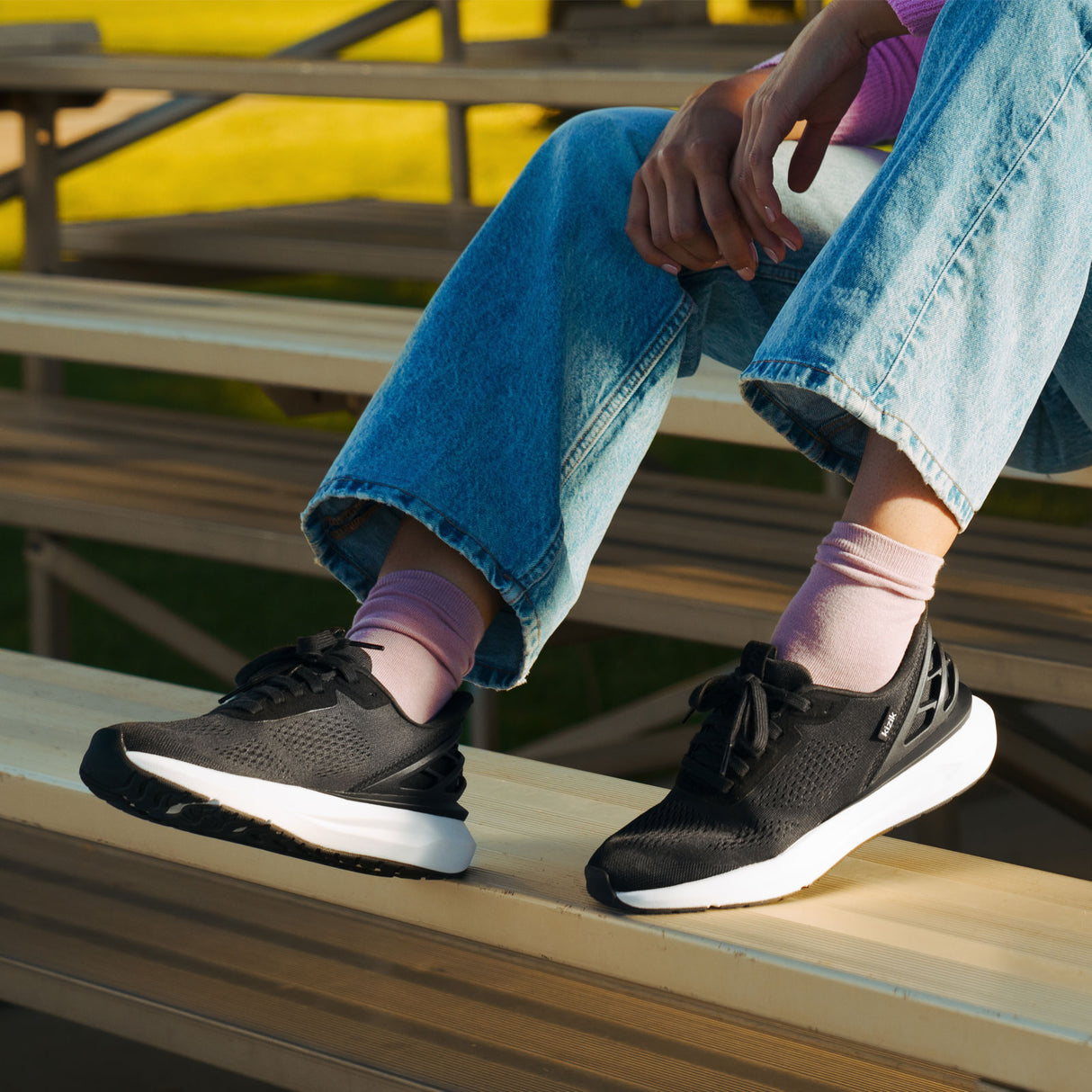 Kizik Athens 2 Sneaker (Women) - Black Athletic - Casual - Lace Up - The Heel Shoe Fitters