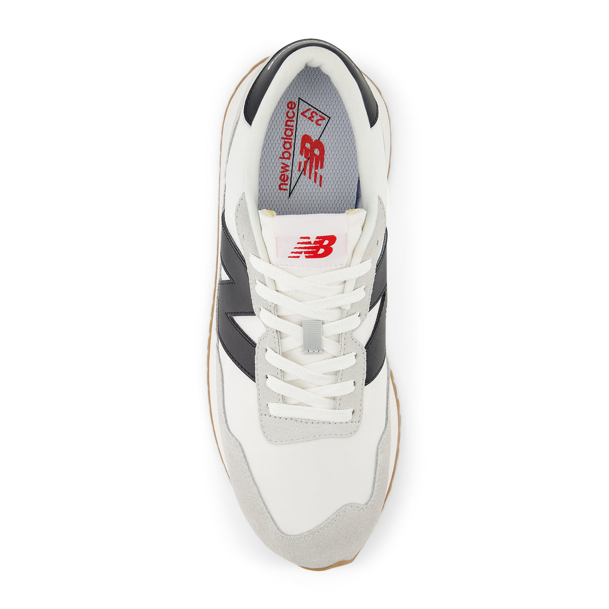 New Balance 237 Sneaker (Men) - White/Brighton Grey/Black Athletic - Running - Stability - The Heel Shoe Fitters
