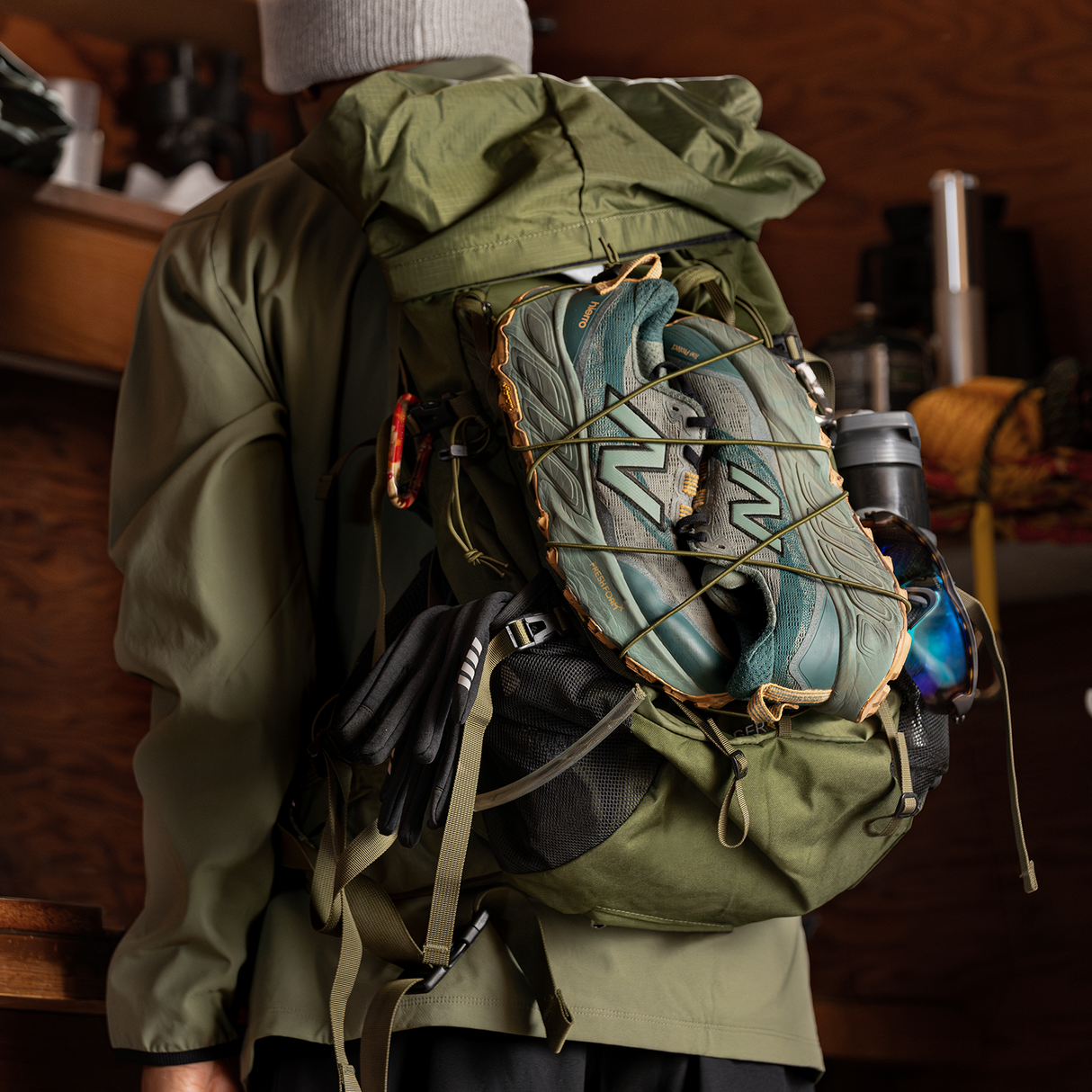 New Balance Fresh Foam X Hierro v9 Running Shoe (Men) - Dark Juniper Athletic - Running - Trail - The Heel Shoe Fitters