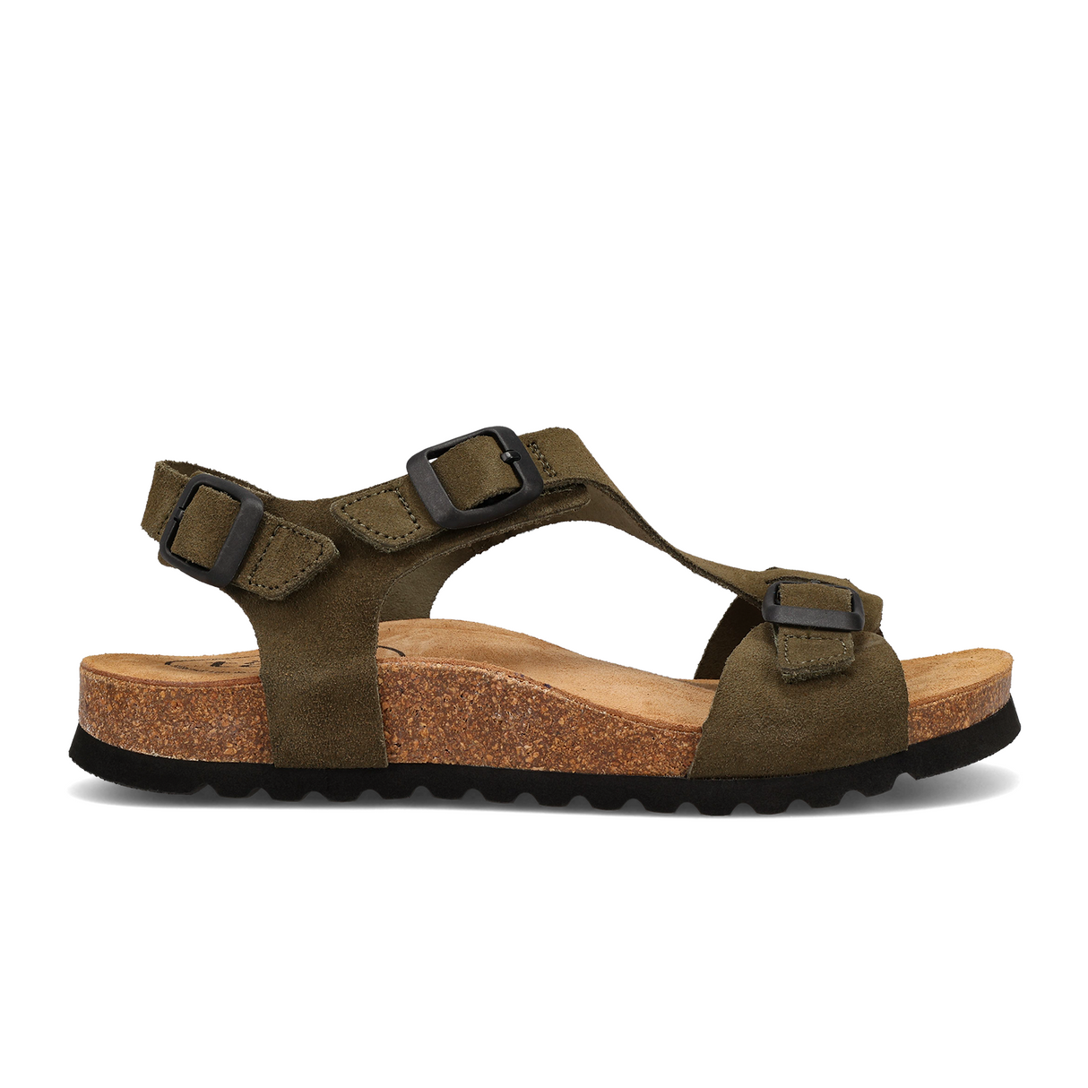 Taos MVP Backstrap Sandal (Women) - Olive Suede Sandal - Backstrap - The Heel Shoe Fitters