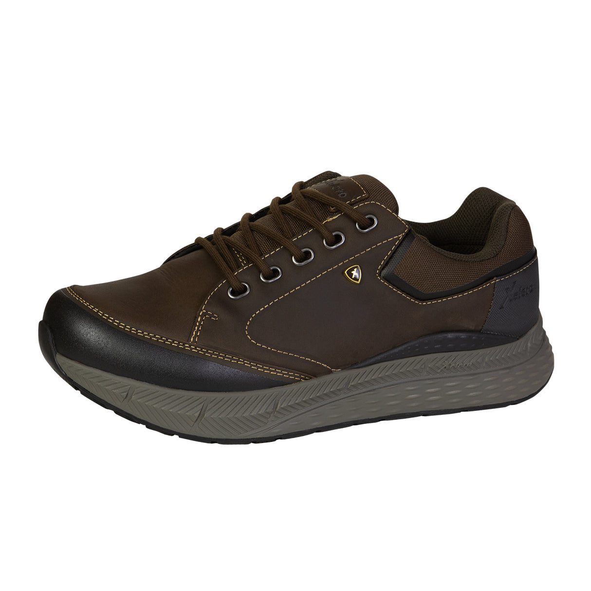 Xelero Zurich Lace Up Sneaker (Men) - Brown Athletic - Casual - Lace Up - The Heel Shoe Fitters