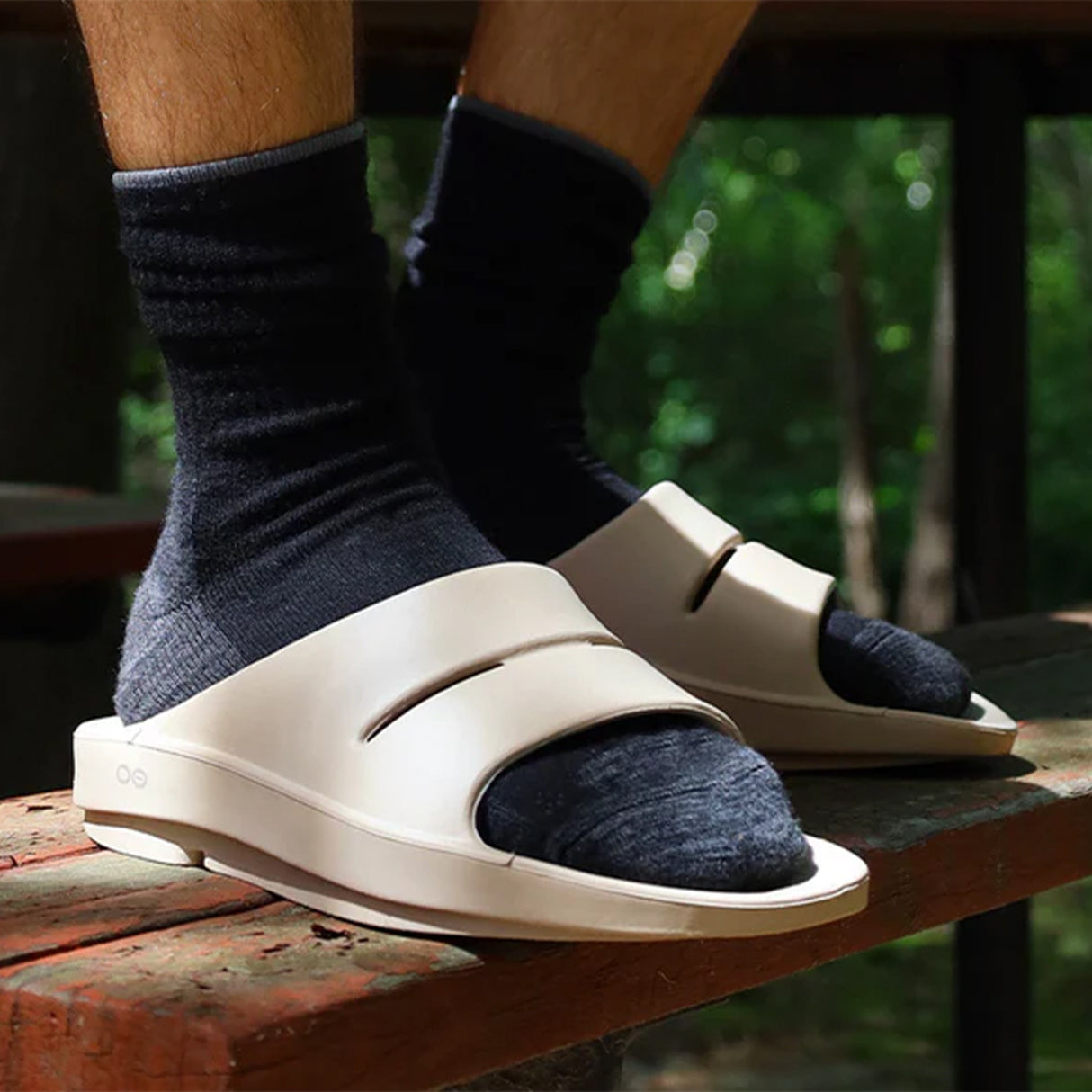 Oofos OOahh Slide Sandal (Unisex) - Nomad Sandal - Active - The Heel Shoe Fitters