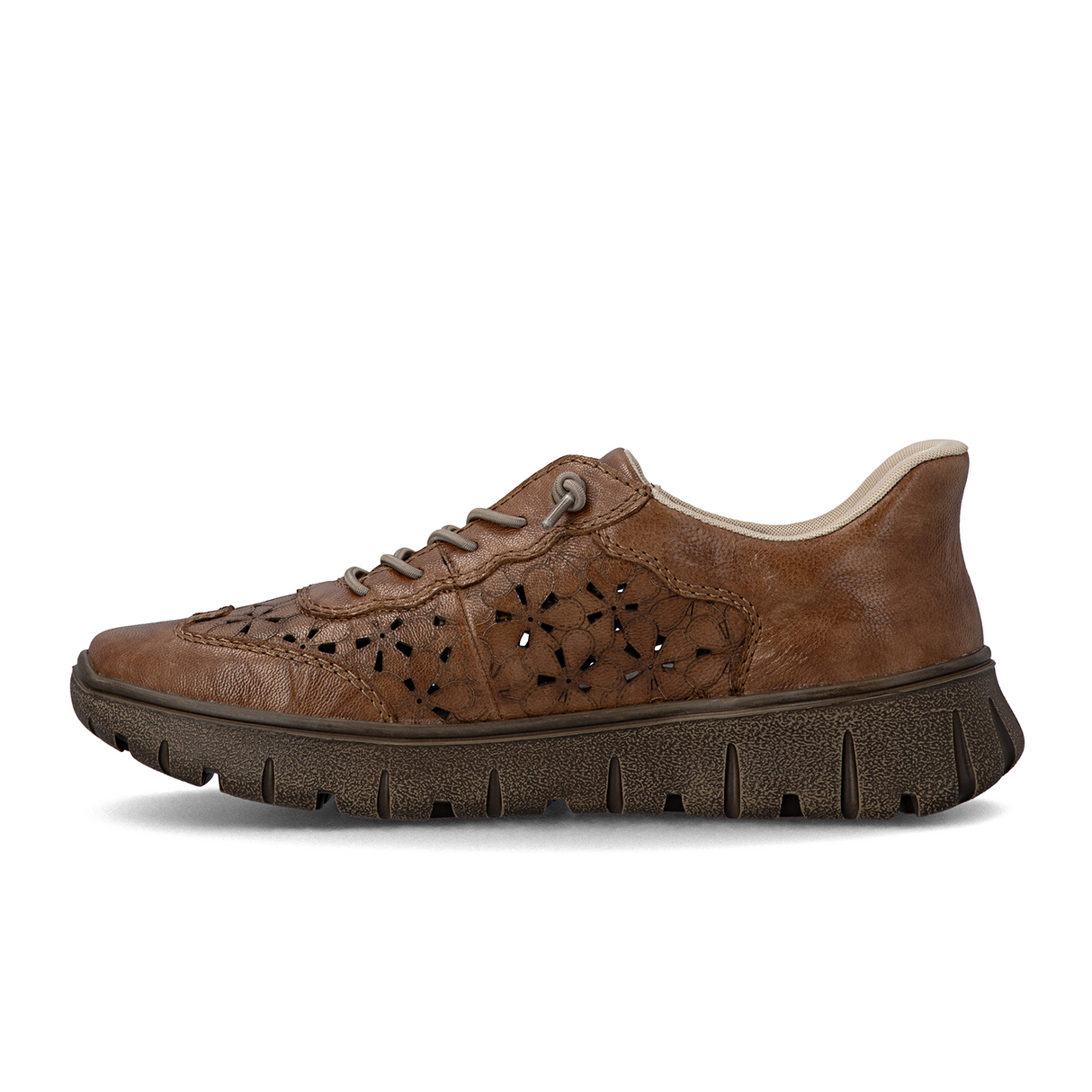 Rieker Heike 58 Sneaker (Women) - Brown Athletic - Casual - Lace Up - The Heel Shoe Fitters