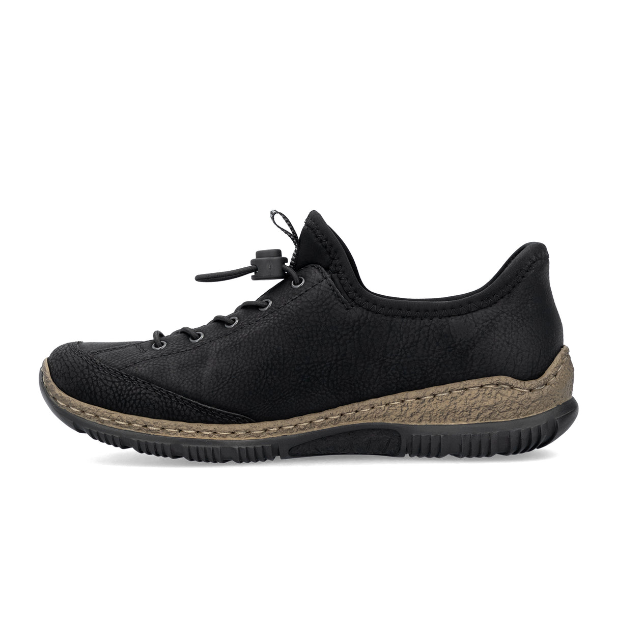 Rieker Nikita N3267 Sneaker (Women) - Black/Black Athletic - Casual - Lace Up - The Heel Shoe Fitters