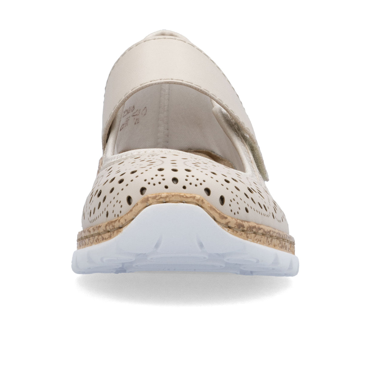 Rieker Nikita N4299 Sneaker (Women) - Perle/Cement Athletic - Casual - Slip On - The Heel Shoe Fitters