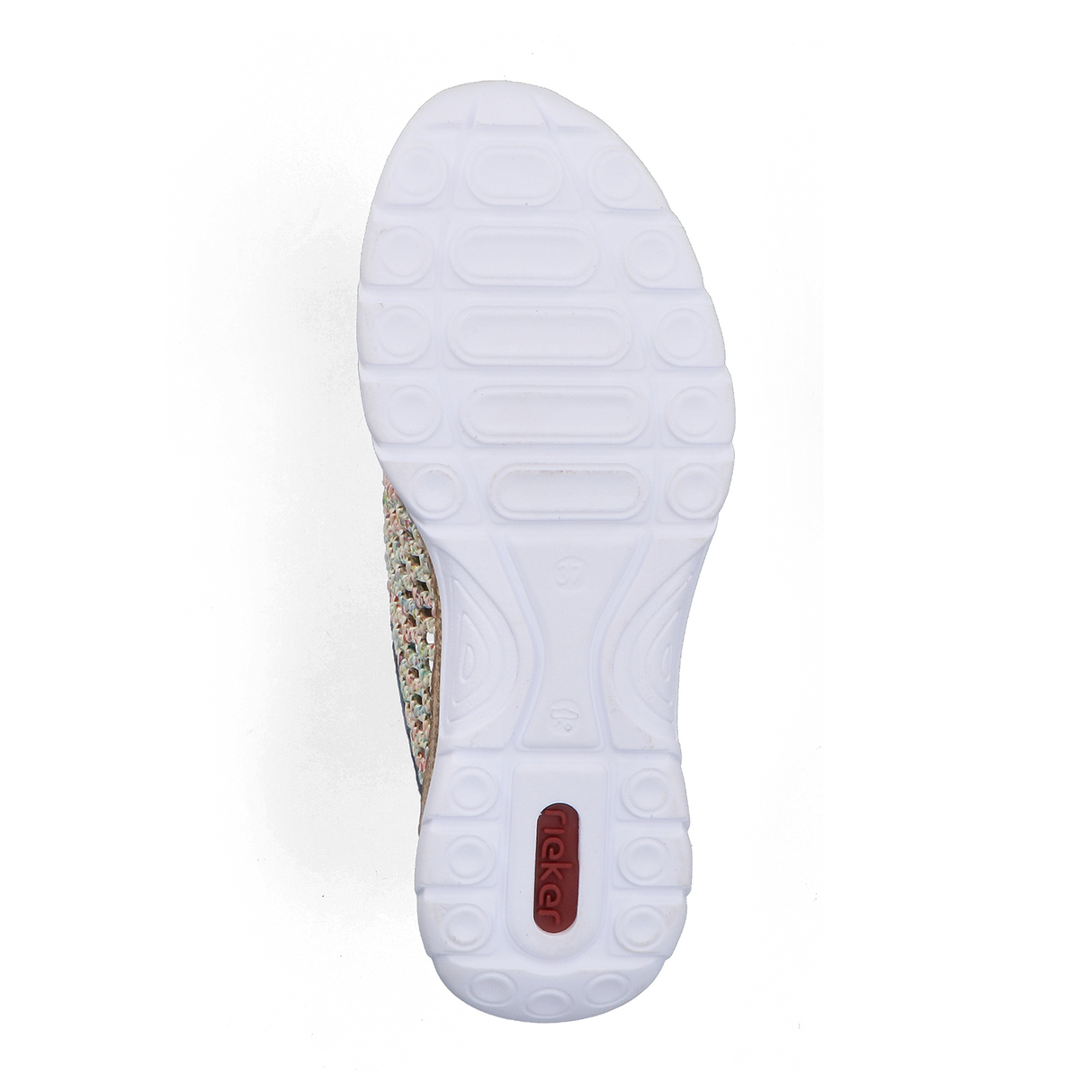 Rieker Nikita G6 Sneaker (Women) - Bleu/Pastell/Perlcreme Athletic - Casual - Lace Up - The Heel Shoe Fitters