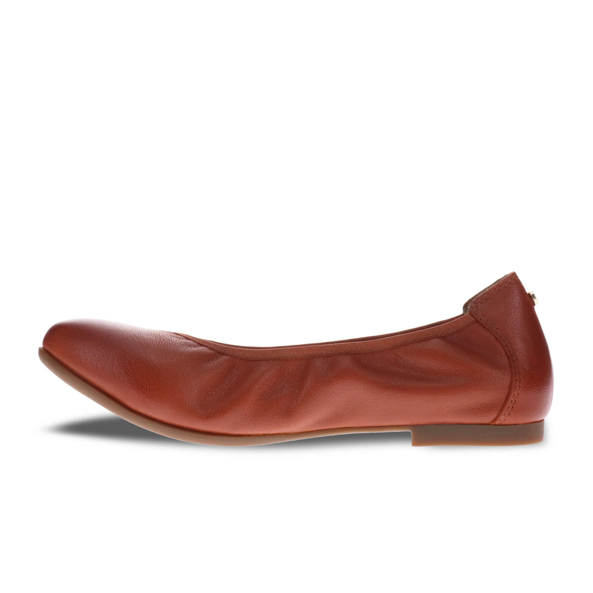 Revere Nairobi Ballet Flat (Women) - Cognac Lazer Dress-Casual - Flat - The Heel Shoe Fitters