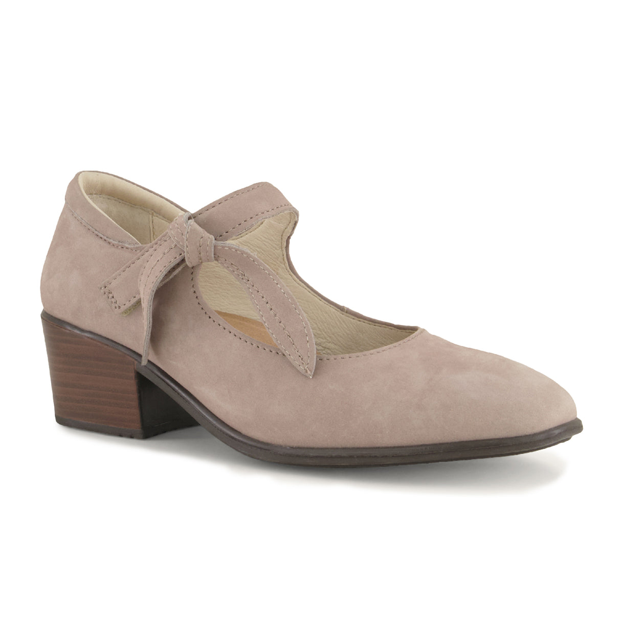 Naot Nobility Heeled Mary Jane (Women) - Stone Nubuck Dress-Casual - Heels - The Heel Shoe Fitters
