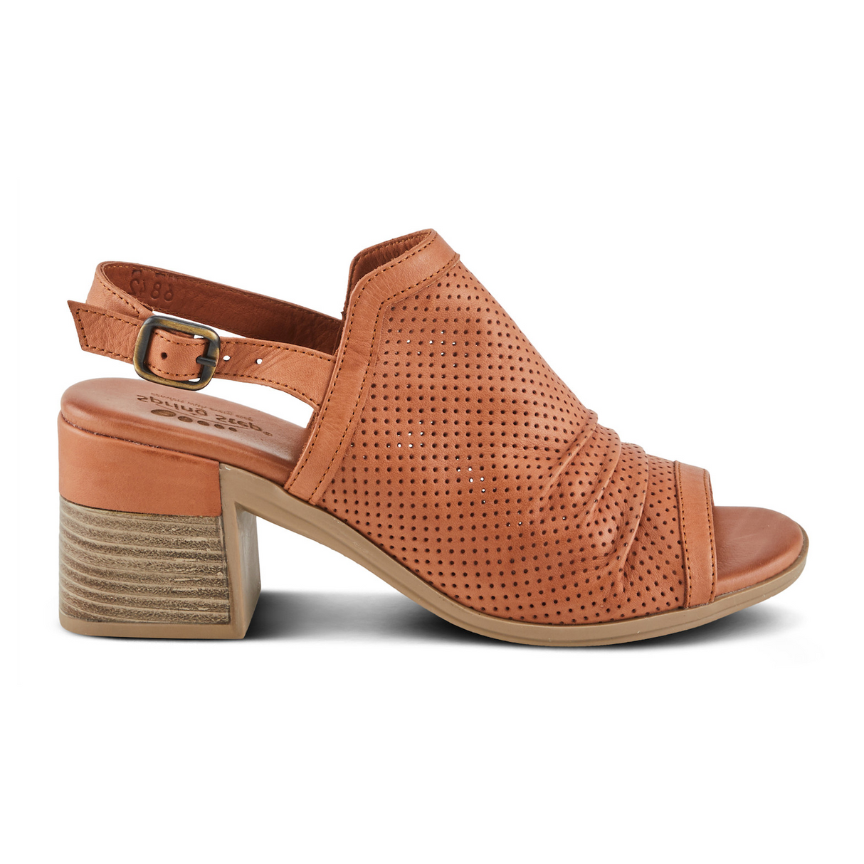 Spring Step Noctium Heeled Sandal (Women) - Camel Sandal - Heel/Wedge - The Heel Shoe Fitters
