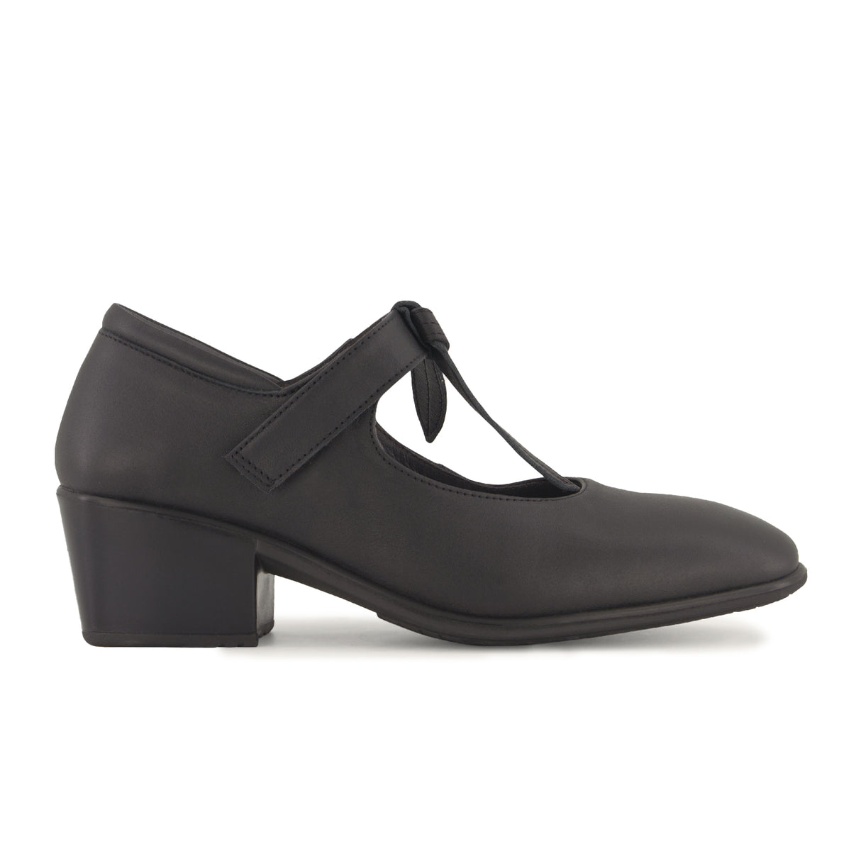 Naot Nobility Heeled Mary Jane (Women) - Jet Black Leather Dress-Casual - Heels - The Heel Shoe Fitters