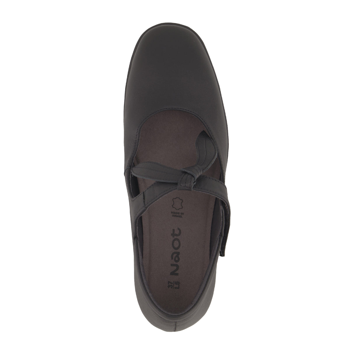 Naot Nobility Heeled Mary Jane (Women) - Jet Black Leather Dress-Casual - Heels - The Heel Shoe Fitters