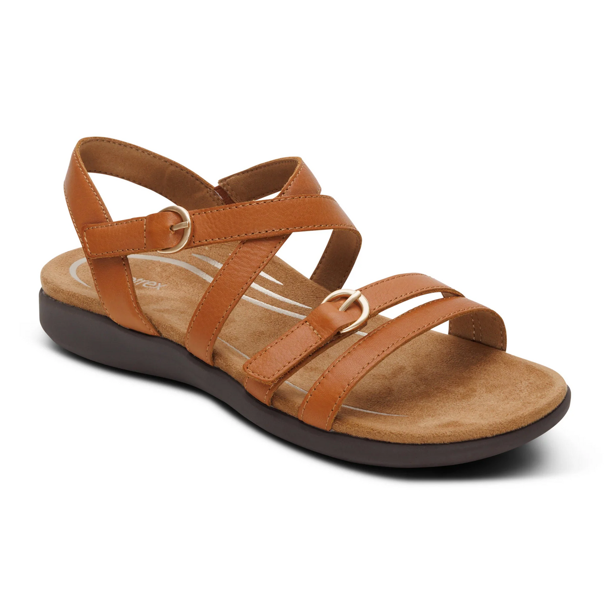 Aetrex Hadley Backstrap Sandal (Women) - Ginger Sandal - Backstrap - The Heel Shoe Fitters