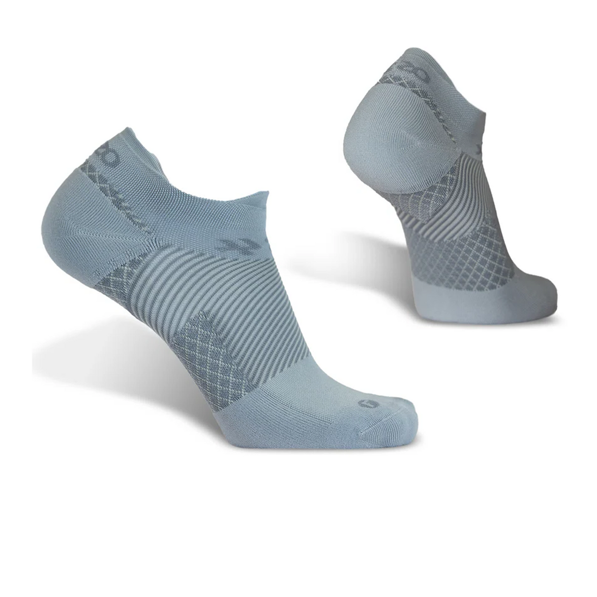 OS1st FS4 Plantar Fasciitis No Show Sock (Unisex) - Grey Accessories - Socks - Performance - The Heel Shoe Fitters