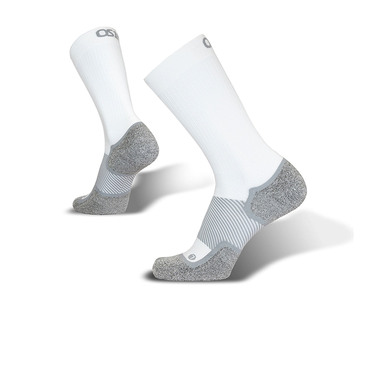 OS1st WP4+ Wide Wellness Performance Crew Sock (Unisex) - White Accessories - Socks - Performance - The Heel Shoe Fitters