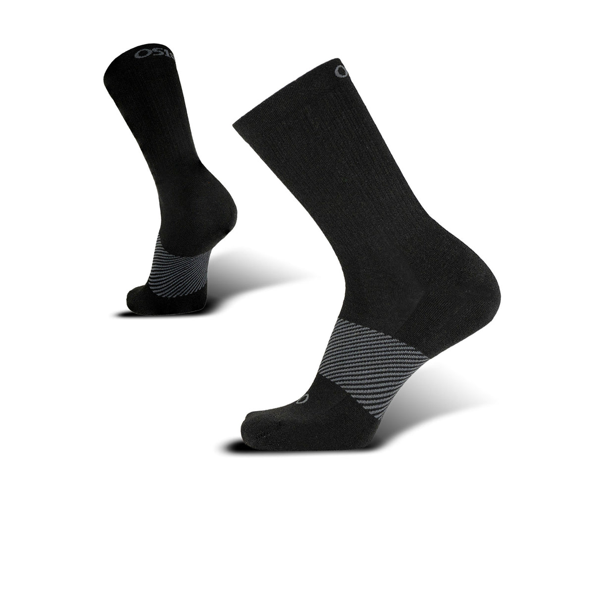 OS1st Wicked Comfort Crew Sock (Unisex) - Black Accessories - Socks - Performance - The Heel Shoe Fitters