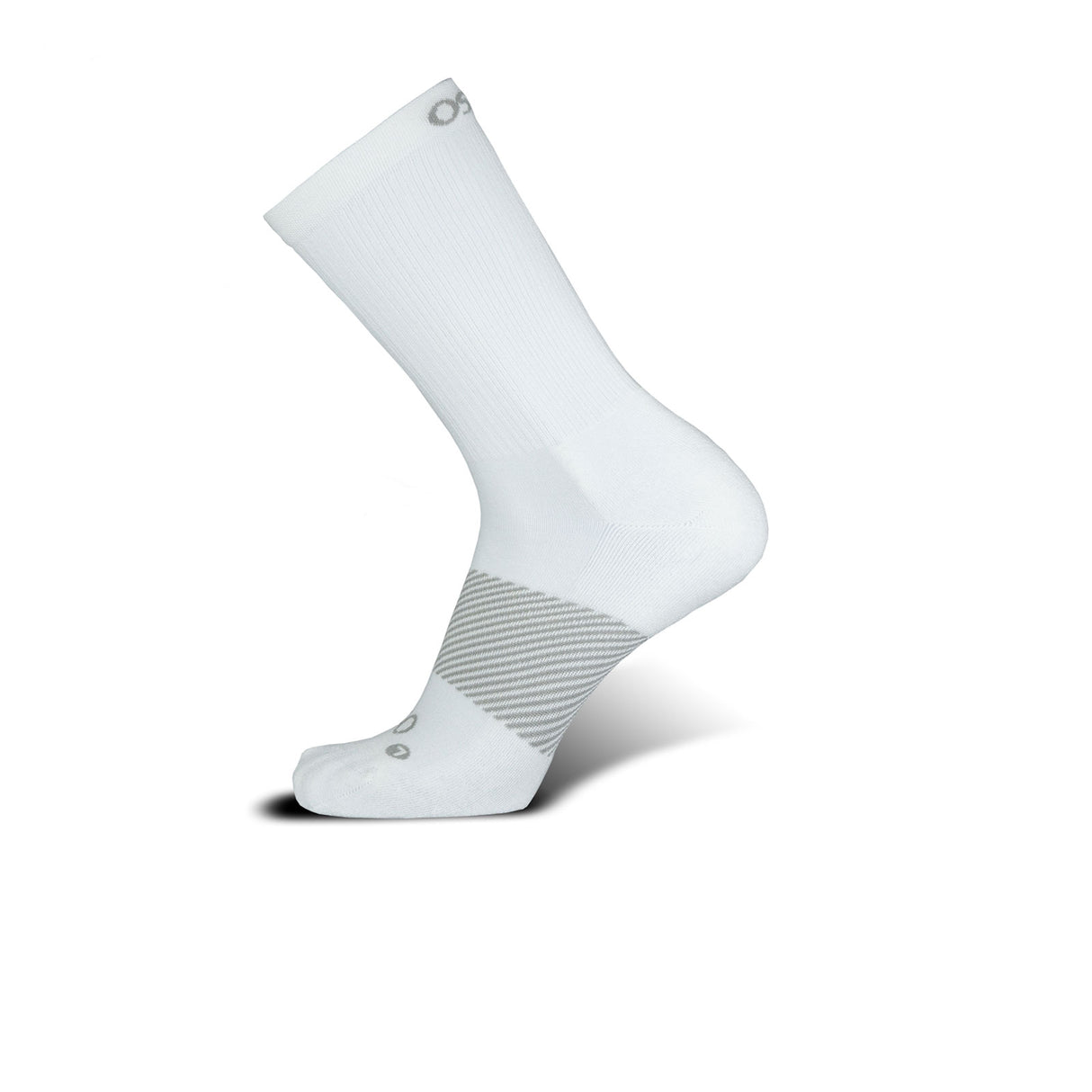 OS1st Wicked Comfort Crew Sock (Unisex) - White Accessories - Socks - Performance - The Heel Shoe Fitters
