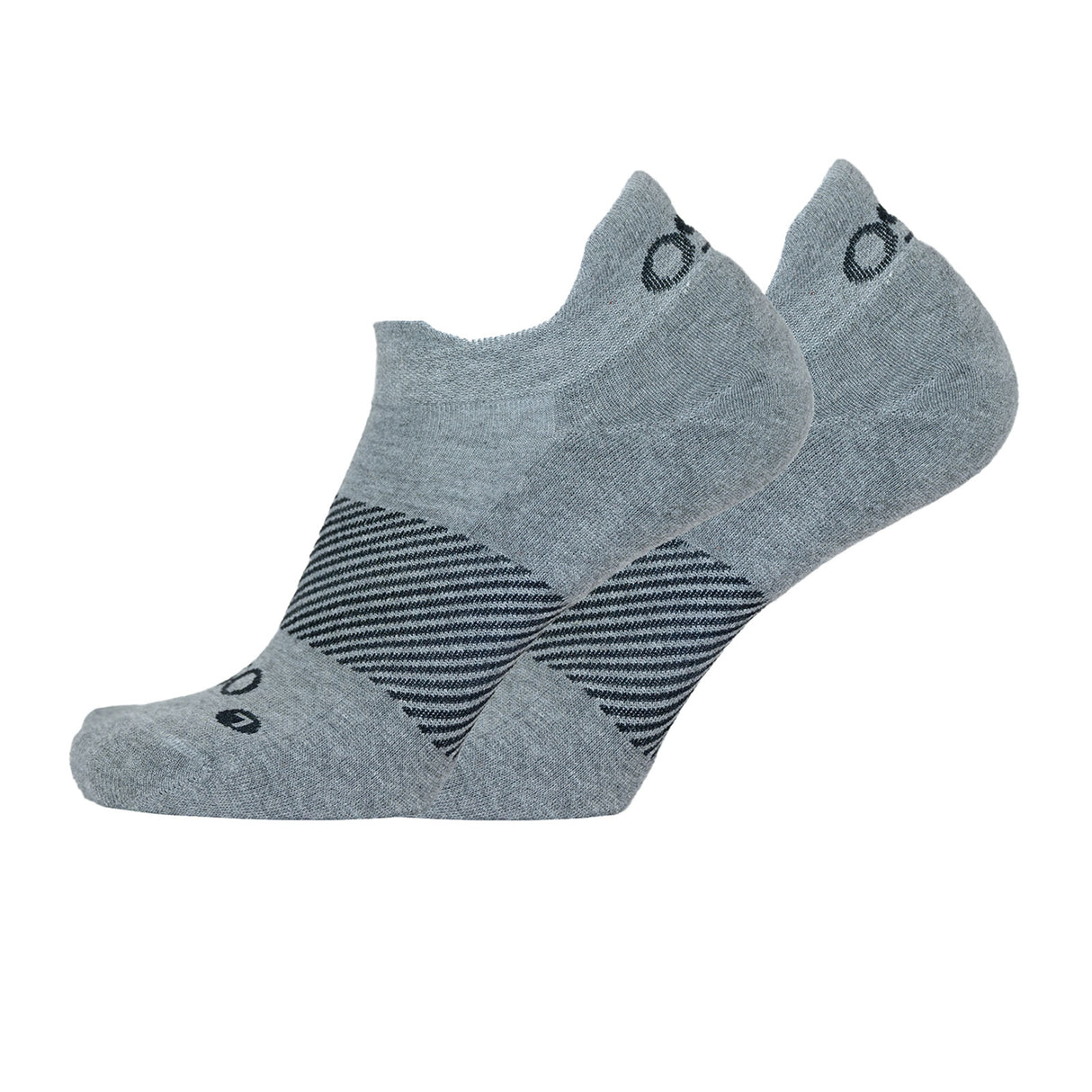OS1st Wicked Comfort No Show Sock (Unisex) - Charcoal Accessories - Socks - Performance - The Heel Shoe Fitters