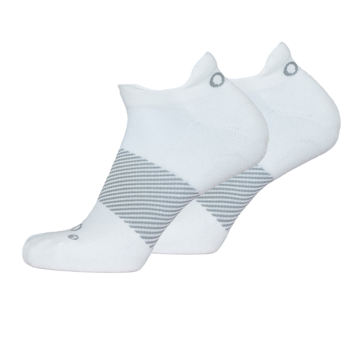 OS1st Wicked Comfort No Show Sock (Unisex) - White Accessories - Socks - Performance - The Heel Shoe Fitters