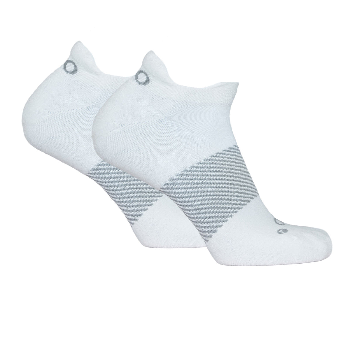 OS1st Wicked Comfort No Show Sock (Unisex) - White Accessories - Socks - Performance - The Heel Shoe Fitters