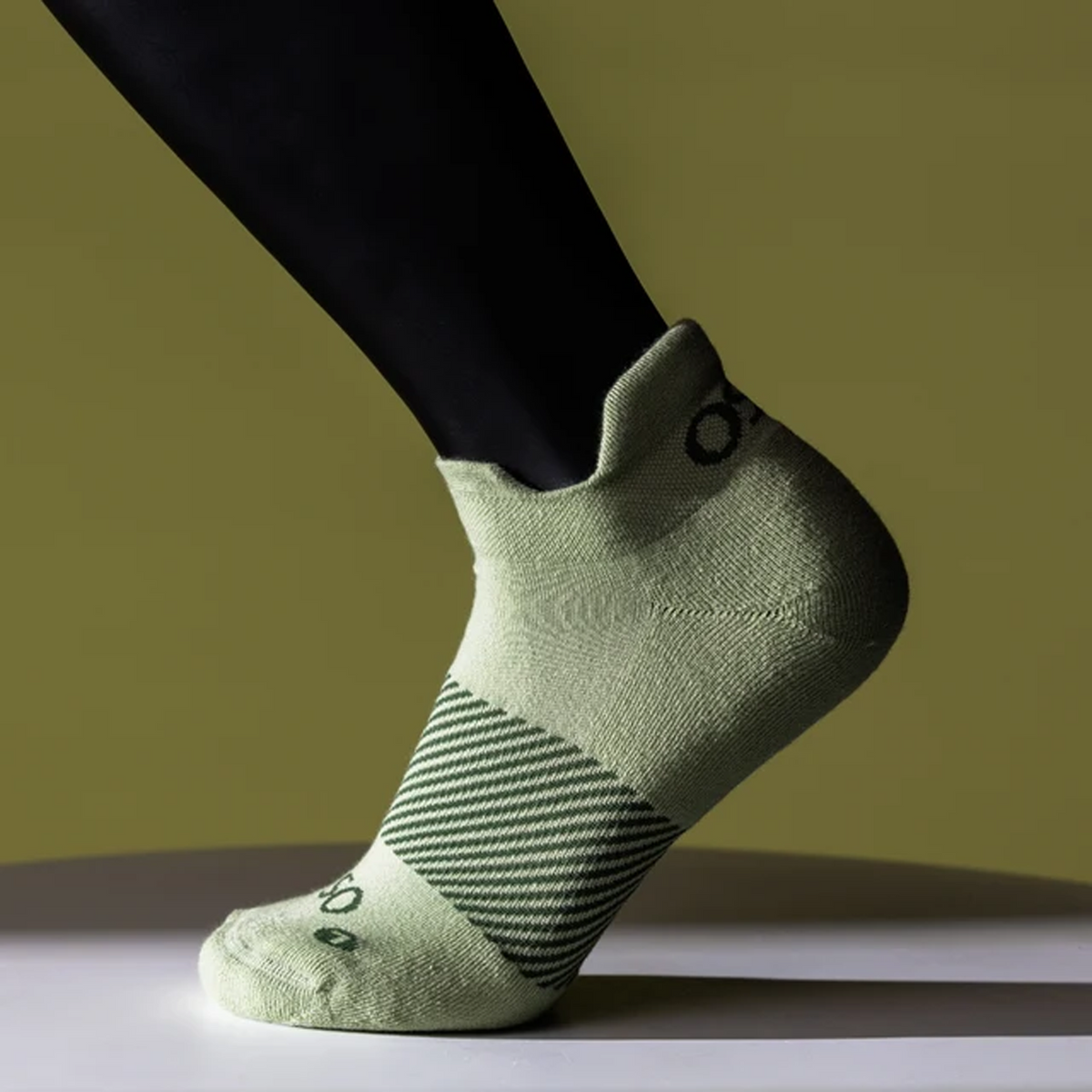 OS1st Wicked Comfort No Show Sock (Unisex) - Moss