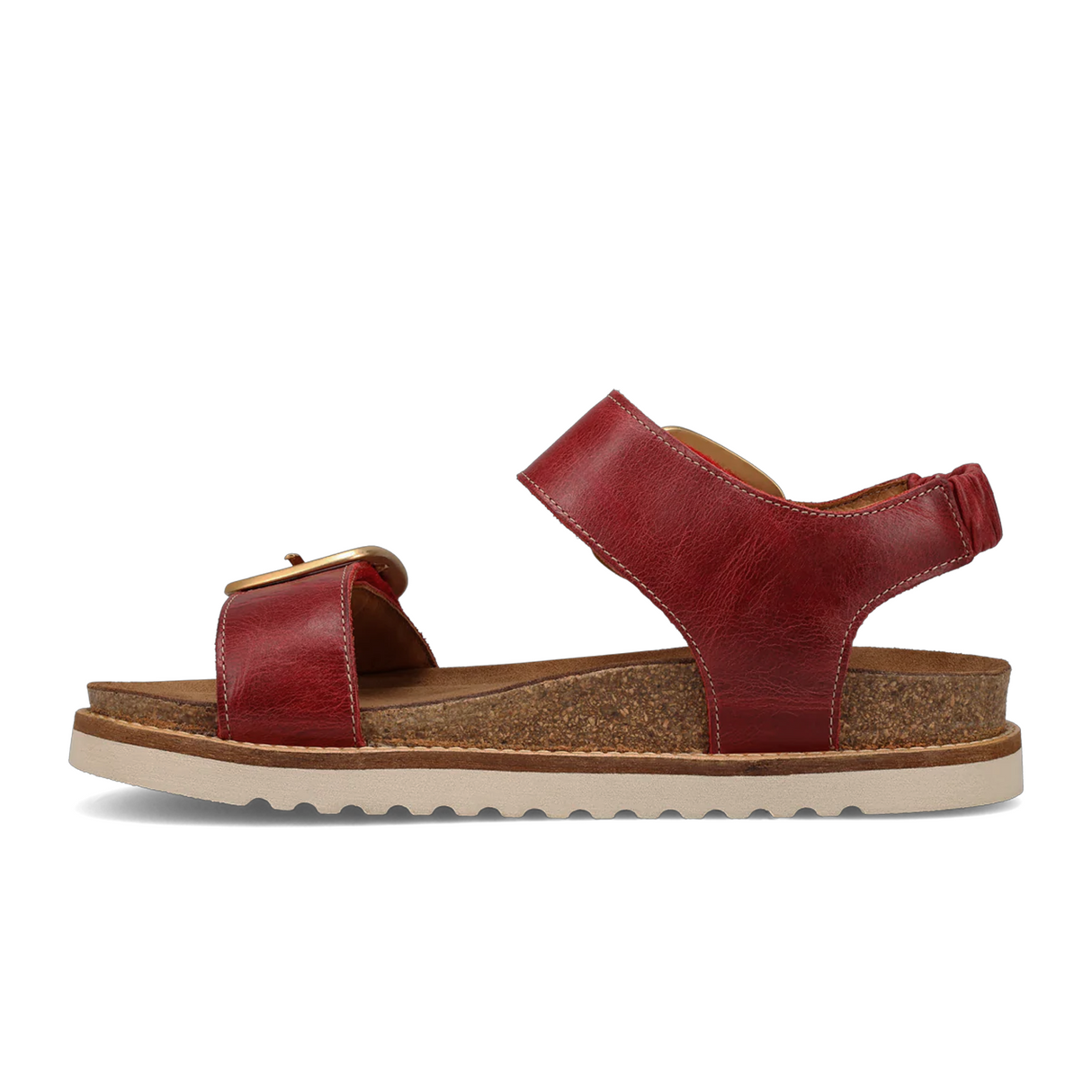 Taos On The Double Backstrap Sandal (Women) - Red Sandal - Backstrap - The Heel Shoe Fitters