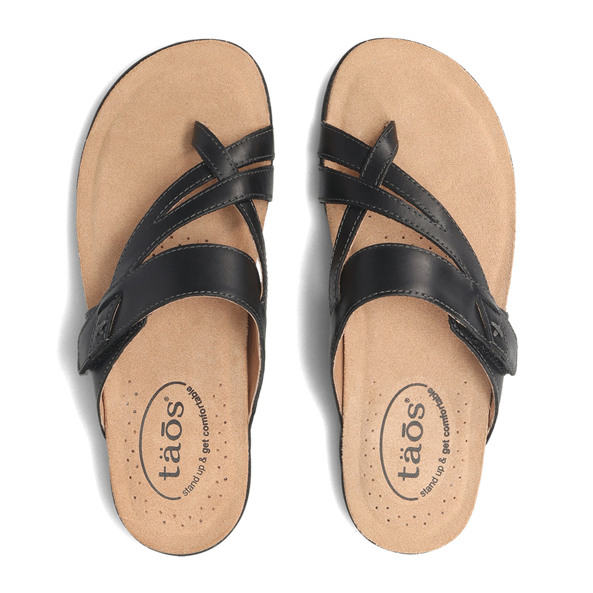 Taos Perfect Sandal (Women) - Black Sandal - Thong - The Heel Shoe Fitters