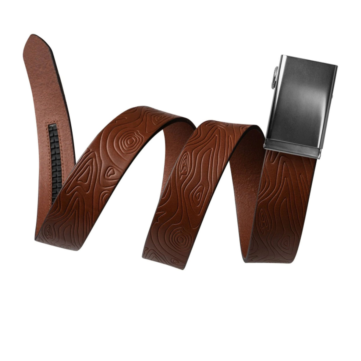 Mission Belts Topo Full-Grain Belt (Men) - Gun Metal/Tobacco Brown Accessories - Belts - Leather - The Heel Shoe Fitters