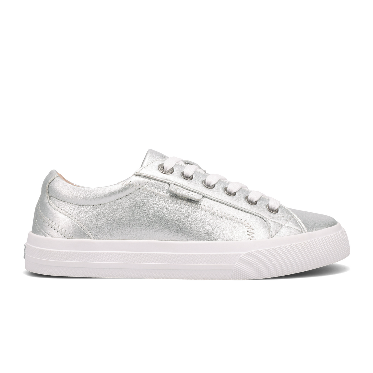 Taos Plim Soul Lux Sneaker (Women) - Silver Athletic - Casual - Lace Up - The Heel Shoe Fitters
