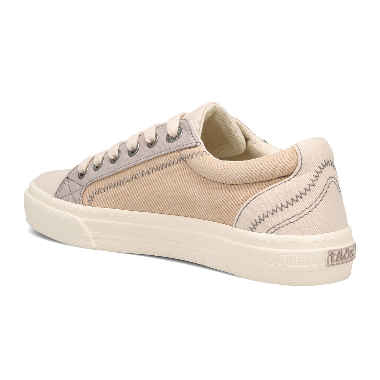 Taos Plim Soul Sneaker (Women) - Ecru/Tan Multi Athletic - Casual - Lace Up - The Heel Shoe Fitters