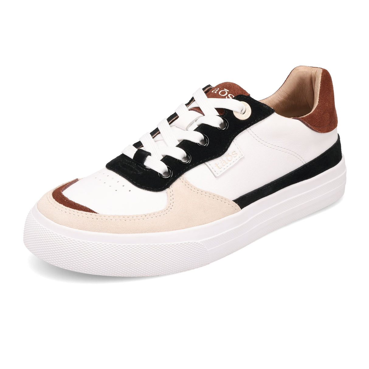 Taos Pop Soul Sneaker (Women) - Black/Brown Multi Athletic - Casual - Lace Up - The Heel Shoe Fitters