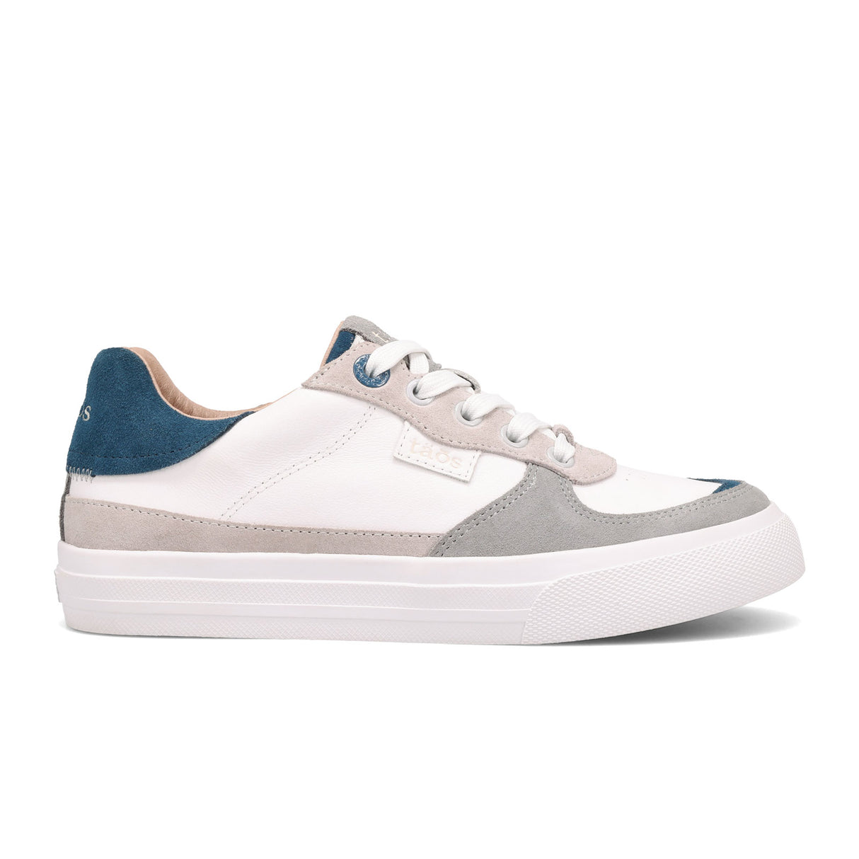 Taos Pop Soul Sneaker (Women) - Grey/Petrol Blue Multi Athletic - Casual - Lace Up - The Heel Shoe Fitters