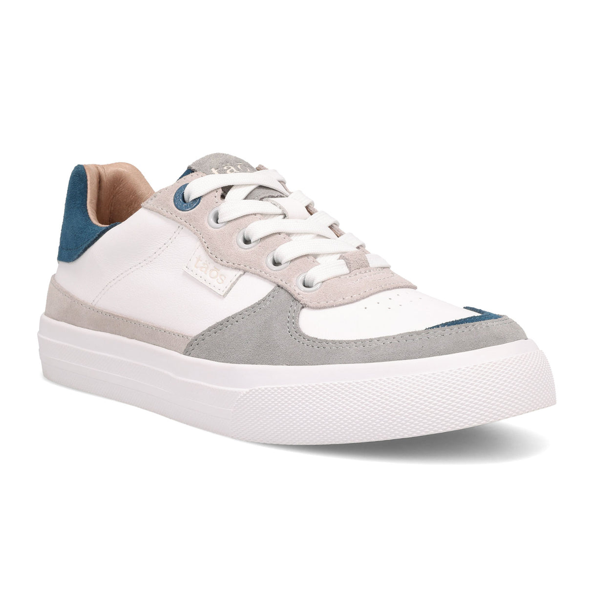 Taos Pop Soul Sneaker (Women) - Grey/Petrol Blue Multi Athletic - Casual - Lace Up - The Heel Shoe Fitters