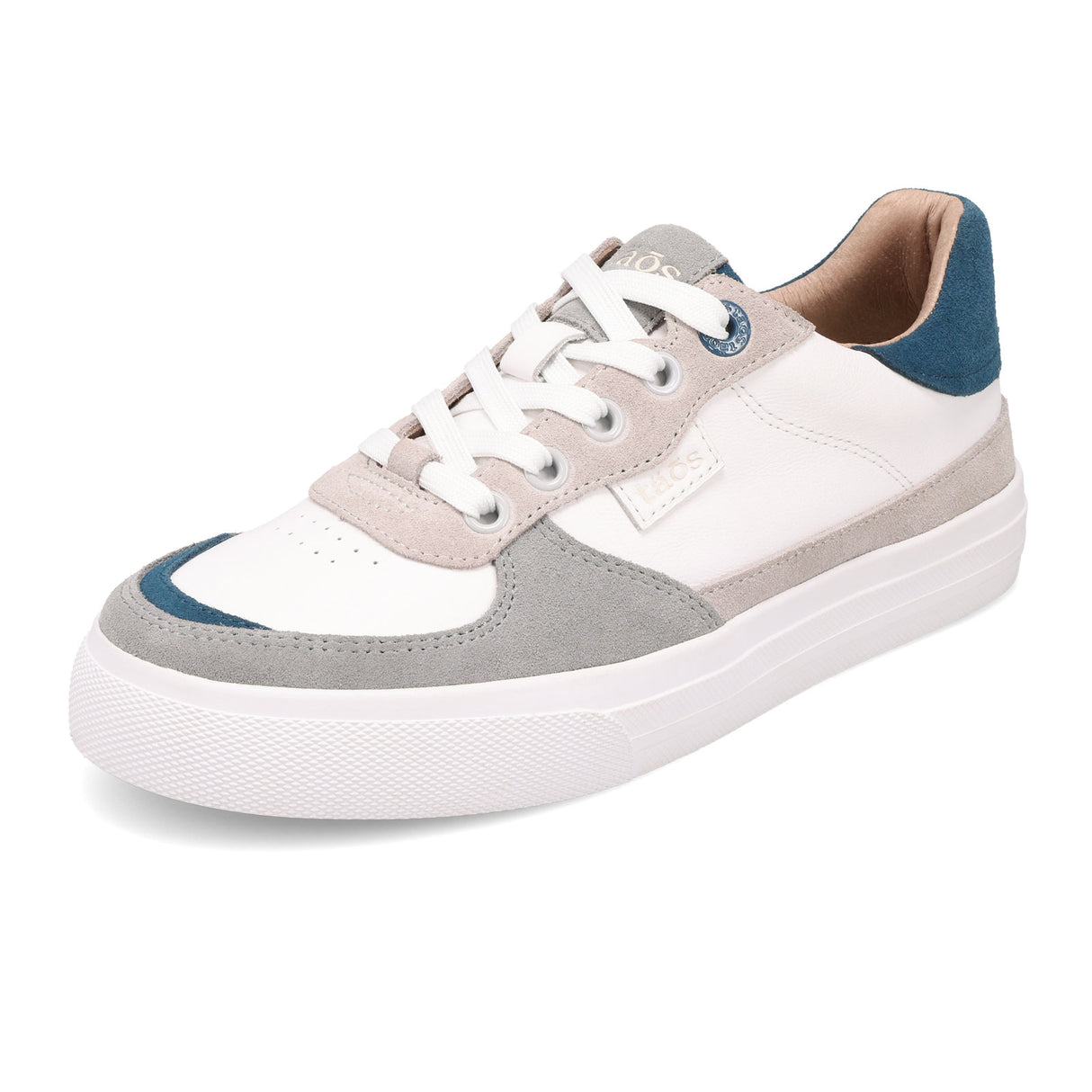 Taos Pop Soul Sneaker (Women) - Grey/Petrol Blue Multi Athletic - Casual - Lace Up - The Heel Shoe Fitters