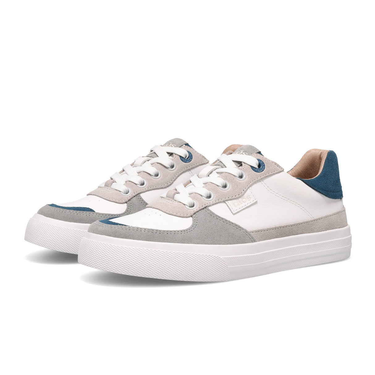 Taos Pop Soul Sneaker (Women) - Grey/Petrol Blue Multi Athletic - Casual - Lace Up - The Heel Shoe Fitters