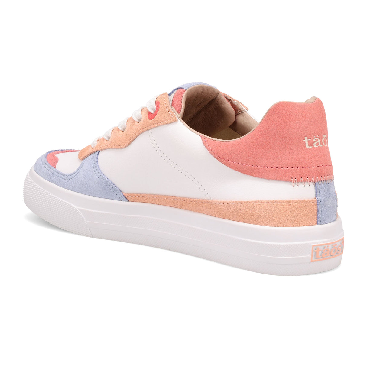 Taos Pop Soul Sneaker (Women) - Peach/Coral Multi Athletic - Casual - Lace Up - The Heel Shoe Fitters