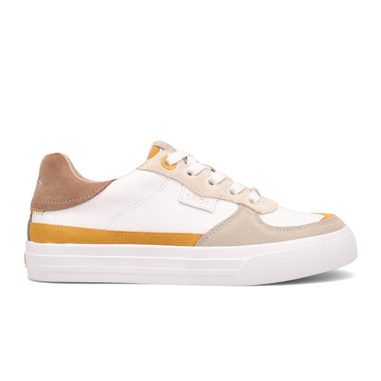 Taos Pop Soul Sneaker (Women) - Sand/Mustard Multi Athletic - Casual - Lace Up - The Heel Shoe Fitters