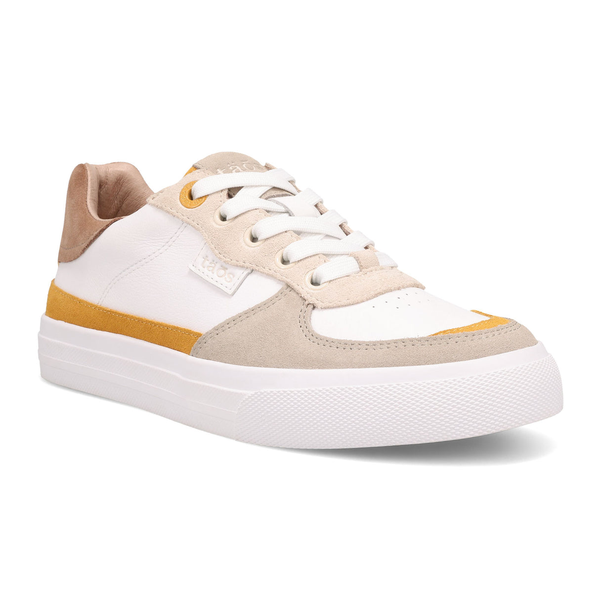 Taos Pop Soul Sneaker (Women) - Sand/Mustard Multi Athletic - Casual - Lace Up - The Heel Shoe Fitters
