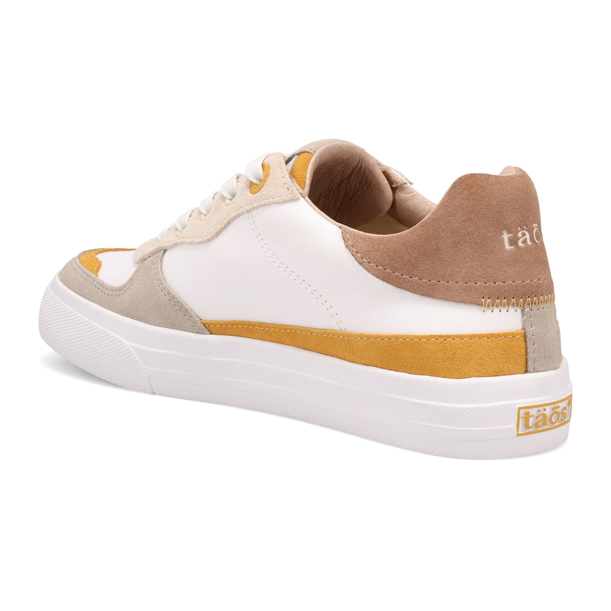 Taos Pop Soul Sneaker (Women) - Sand/Mustard Multi Athletic - Casual - Lace Up - The Heel Shoe Fitters