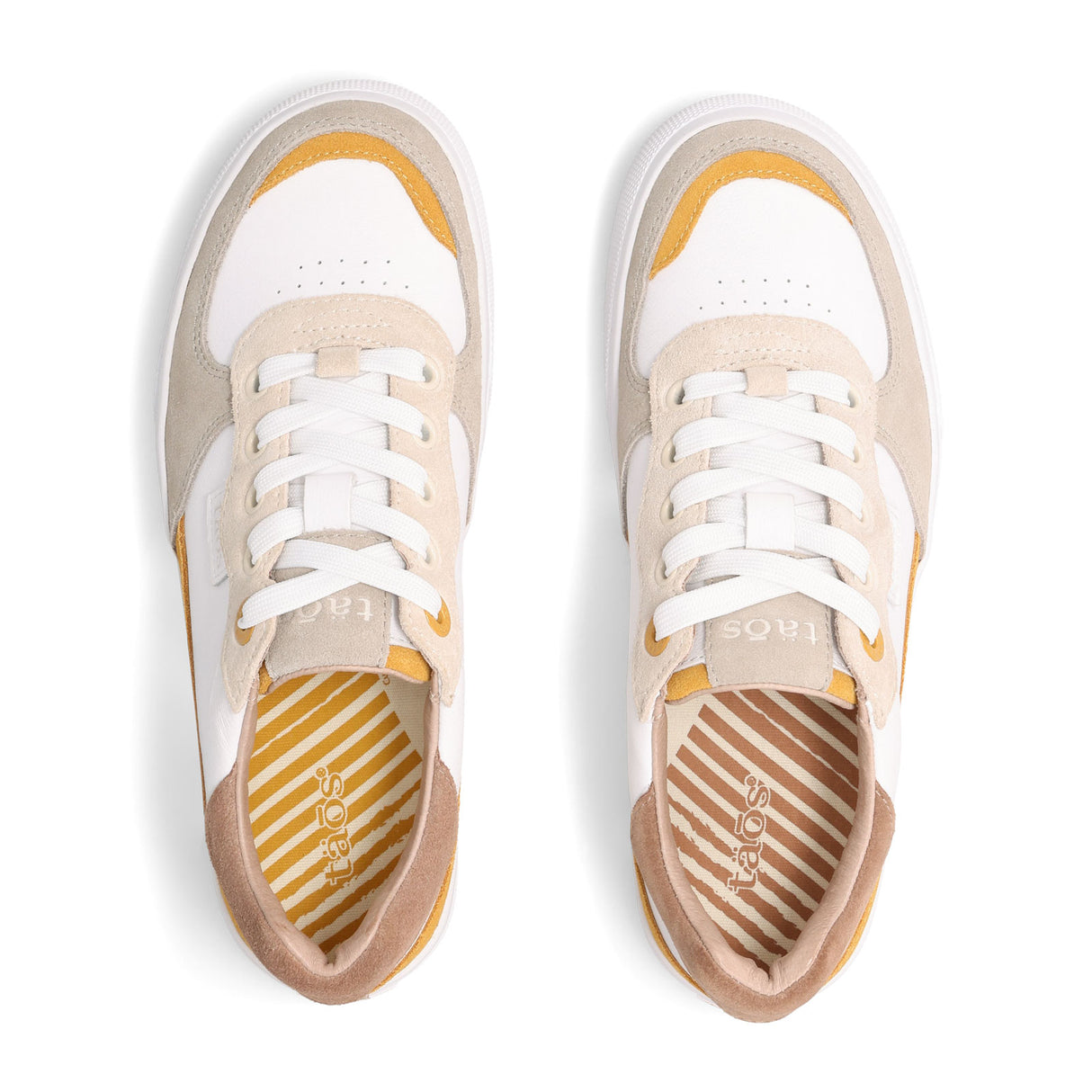 Taos Pop Soul Sneaker (Women) - Sand/Mustard Multi Athletic - Casual - Lace Up - The Heel Shoe Fitters