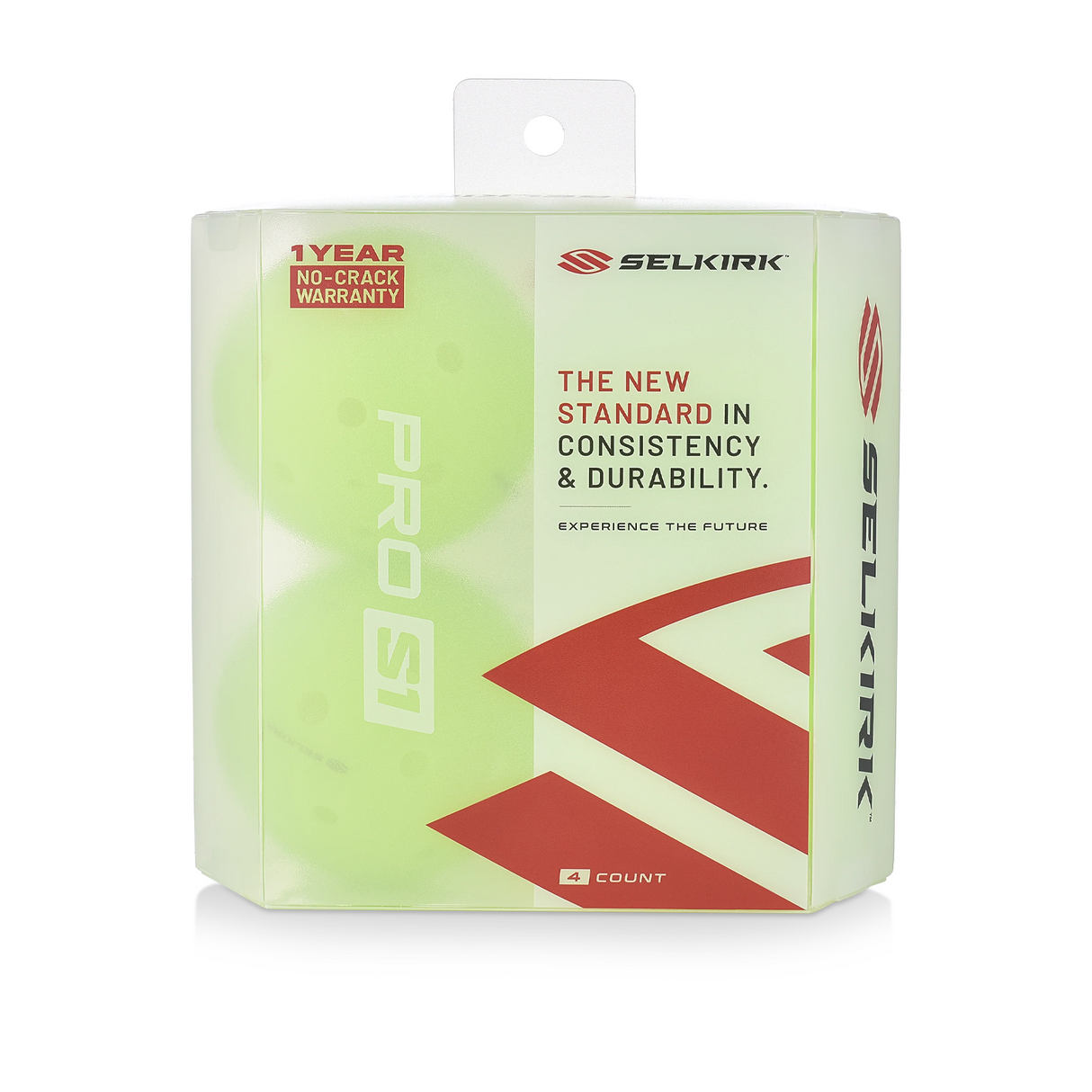 Selkirk Pro S1 Pickleballs (Unisex) - 4 Pack