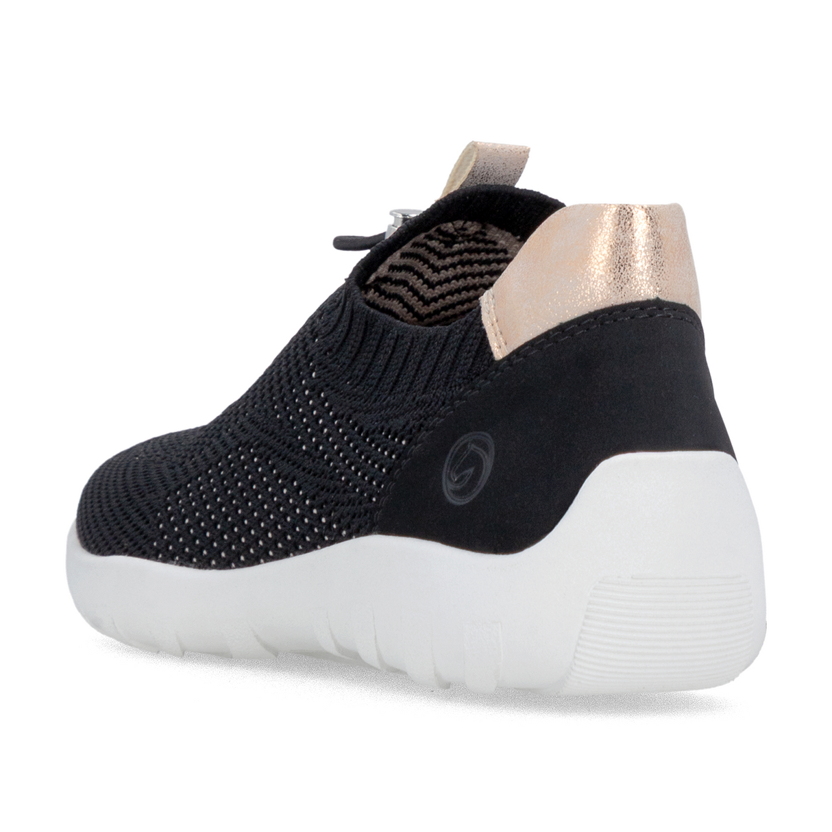 Remonte Liv 20 Sneaker (Women) - Black Athletic - Casual - Lace Up - The Heel Shoe Fitters