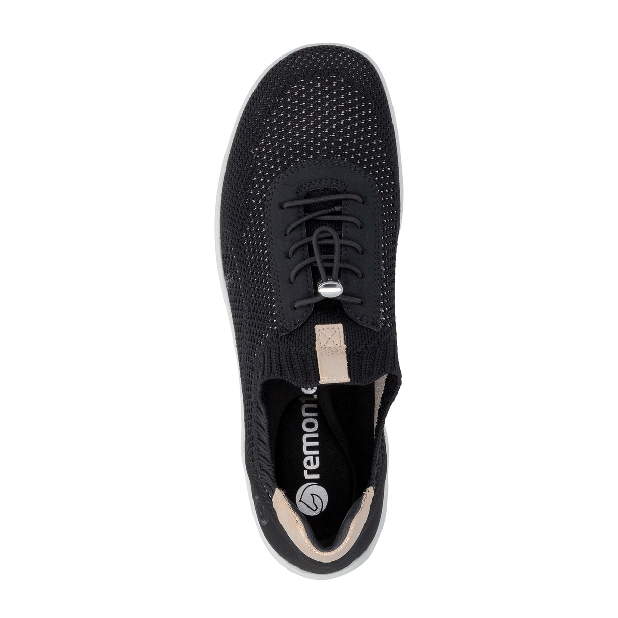 Remonte Liv 20 Sneaker (Women) - Black Athletic - Casual - Lace Up - The Heel Shoe Fitters