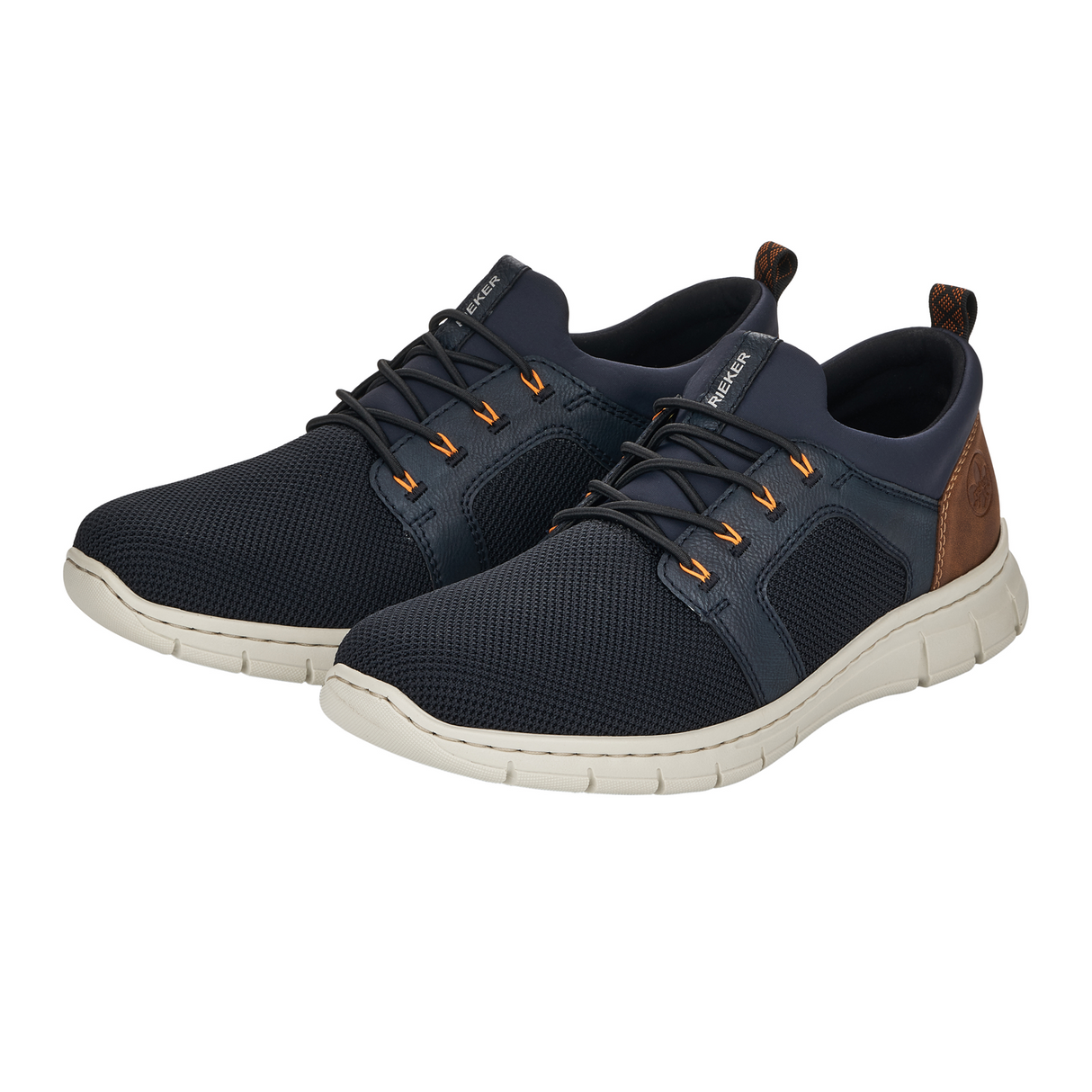 Rieker Timo B7796 Sneaker (Men) - Pazifik/Lake/Mandel/Navy Dress-Casual - Oxford - The Heel Shoe Fitters