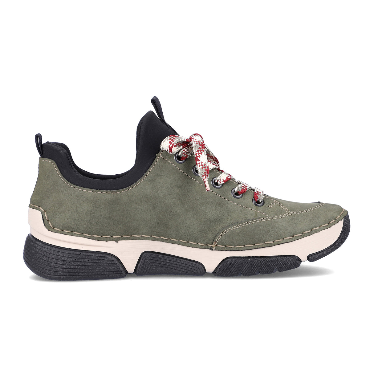 Rieker Angela 45973 Sneaker (Women) - Liane/Schwarz/Morelia Athletic - Casual - Lace Up - The Heel Shoe Fitters