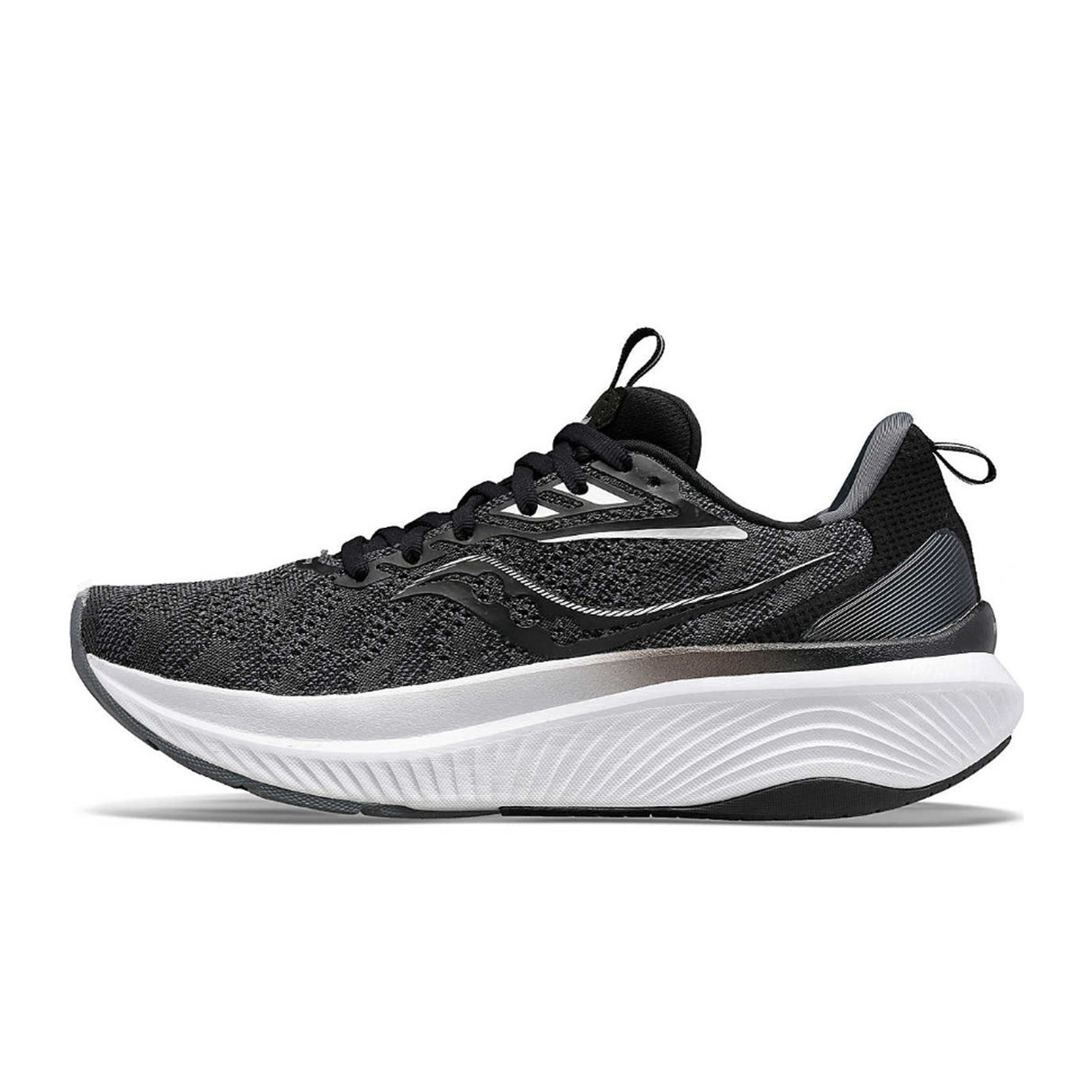 Saucony Echelon 9 Running Shoe (Women) - Black/White Athletic - Running - Neutral - The Heel Shoe Fitters